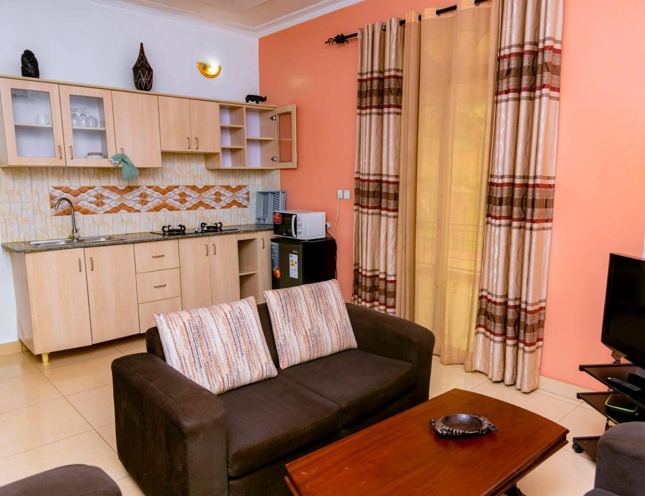 Entire rental studio in Kigali, Rwanda 1 bedrom 2 guest